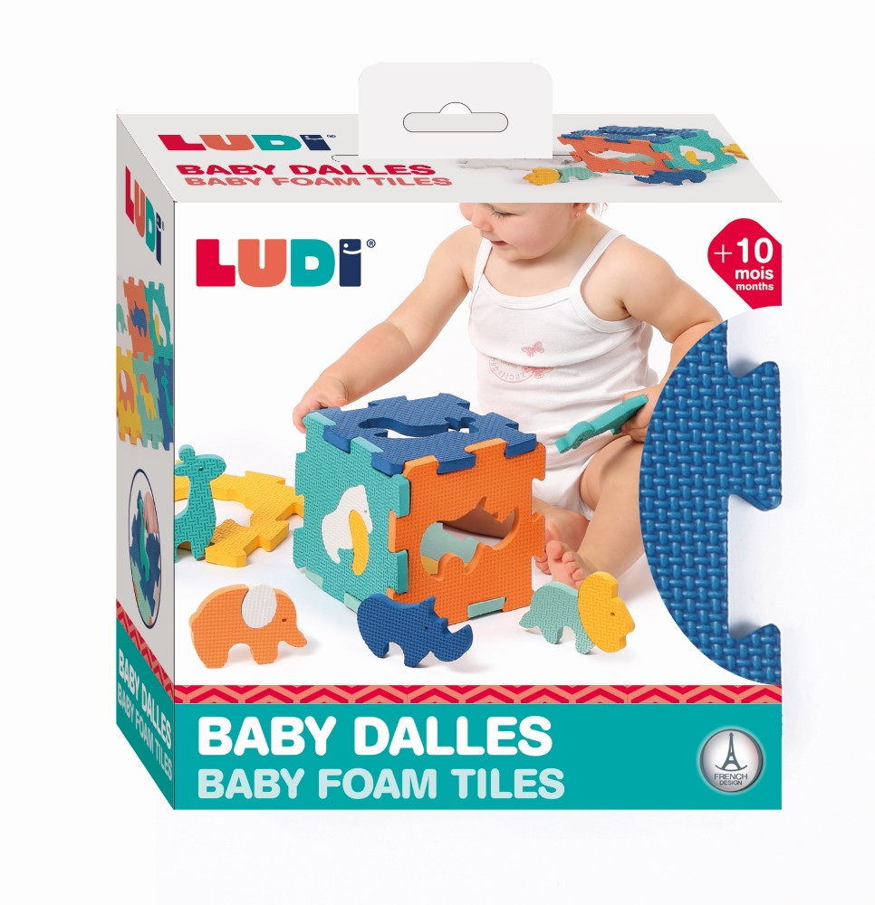 LUDI kilimėlis-3D dėlionė mažieji gyvūnai