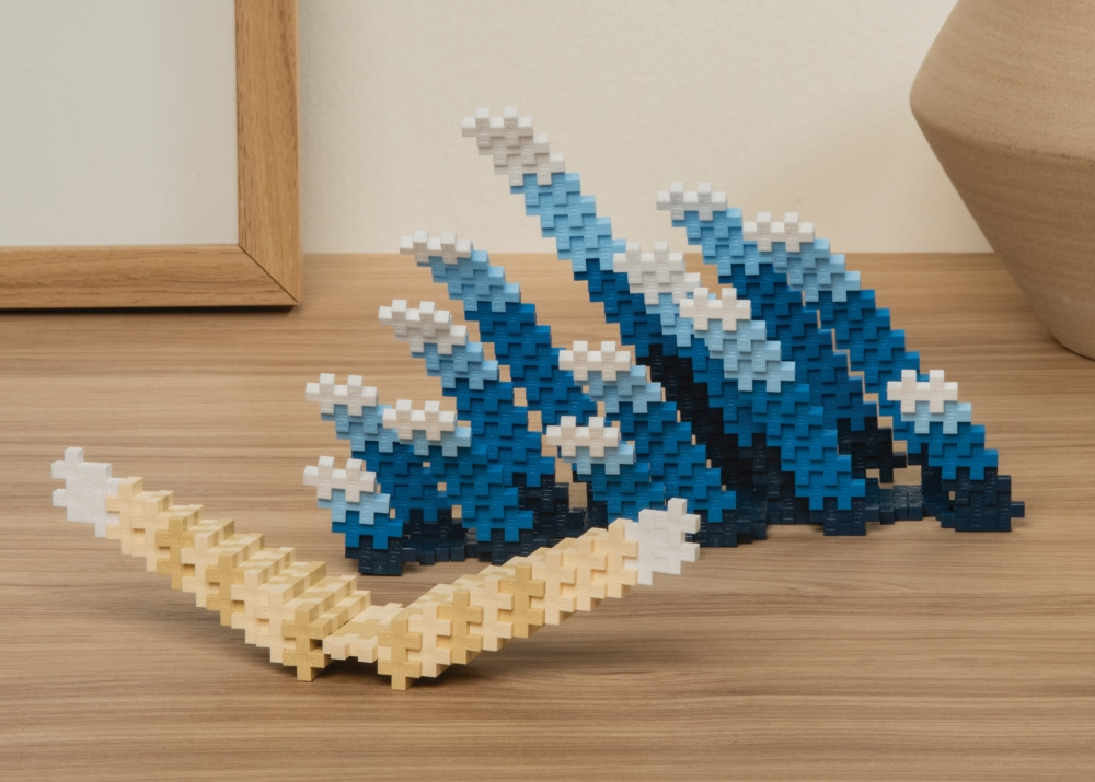 Plus Plus konstruktorius Įkvėpimas - Hokusai