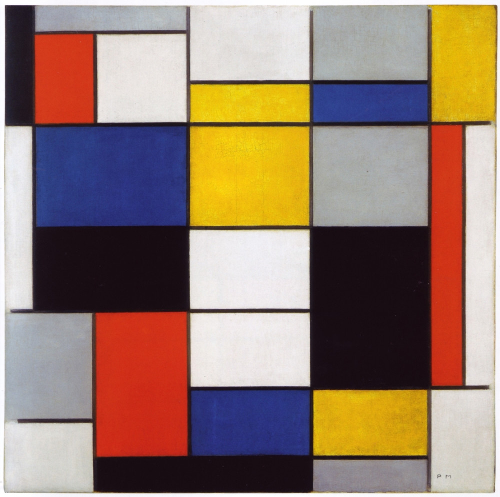 Plus Plus konstruktorius Įkvėpimas - Mondrian