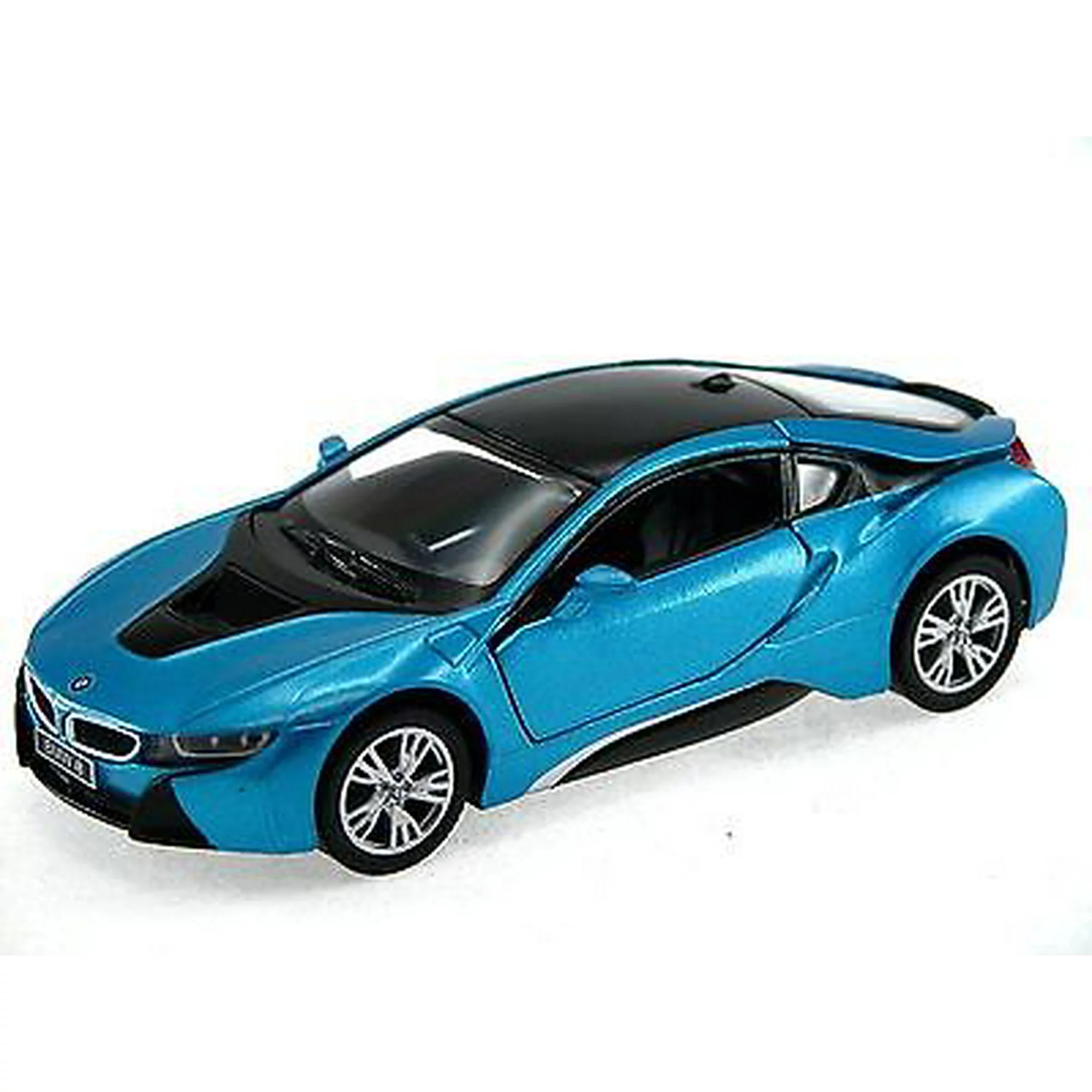 KiNSMART automobilis BMW i8 mėlynas