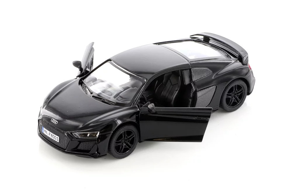 KiNSMART automobilis 2020 Audi R8 Coupé juodas