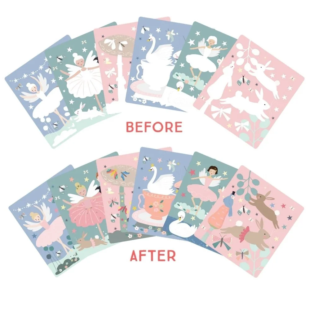 Vandeniu piešiama knygelė Užburtoji