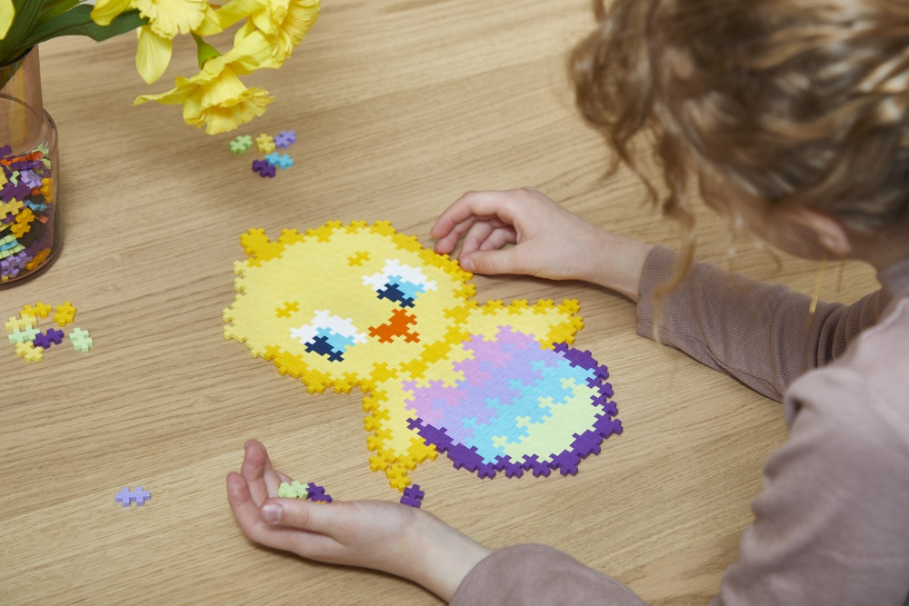 Plus Plus dėlionė pagal skaičius VIŠČIUKAS 250 det