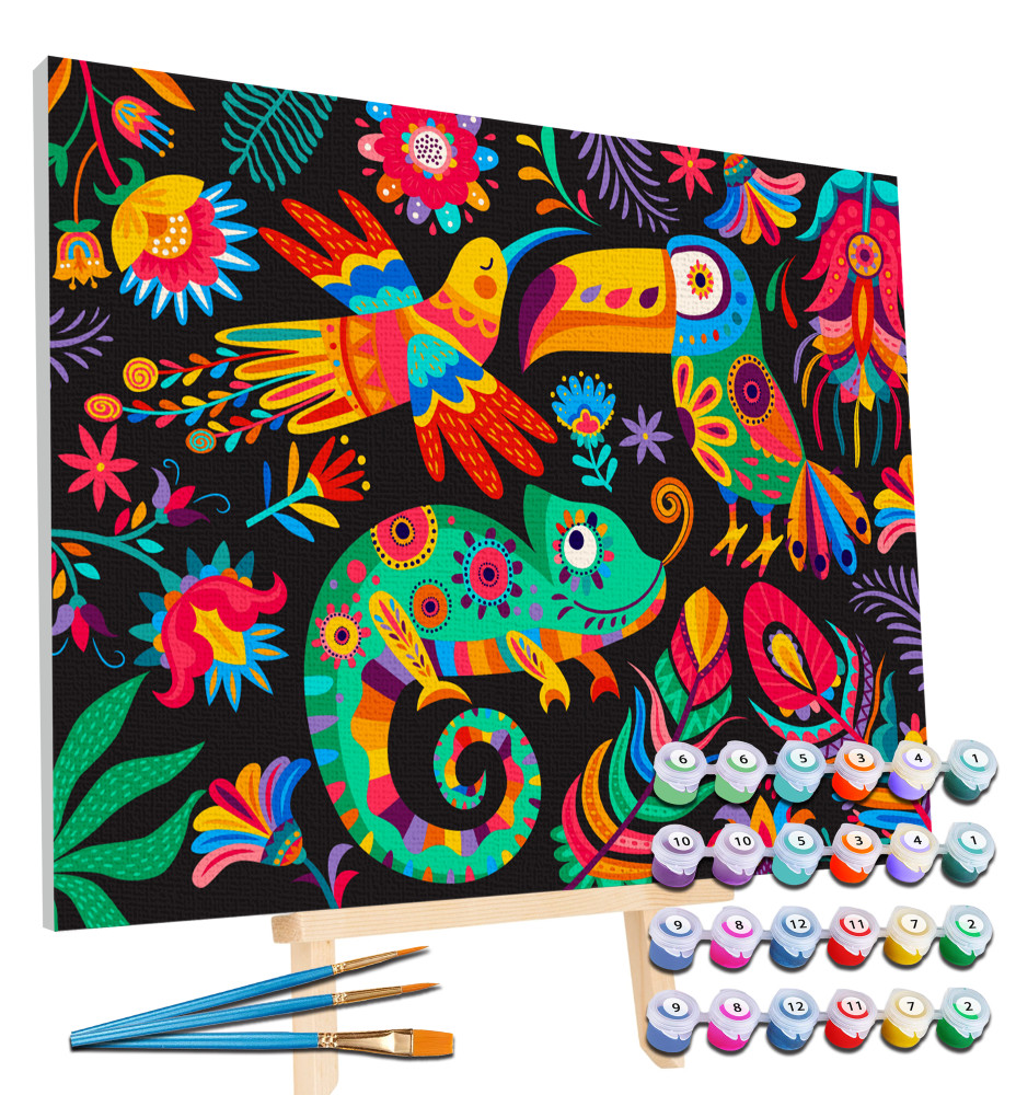 Splat Planet tapyba pagal skaičius ŠVENTĖ 30x40 cm