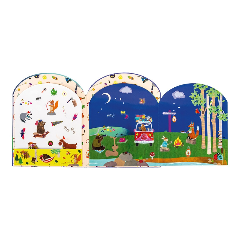 Rinkinys su daugkartiniais lipdukais Nuotykis