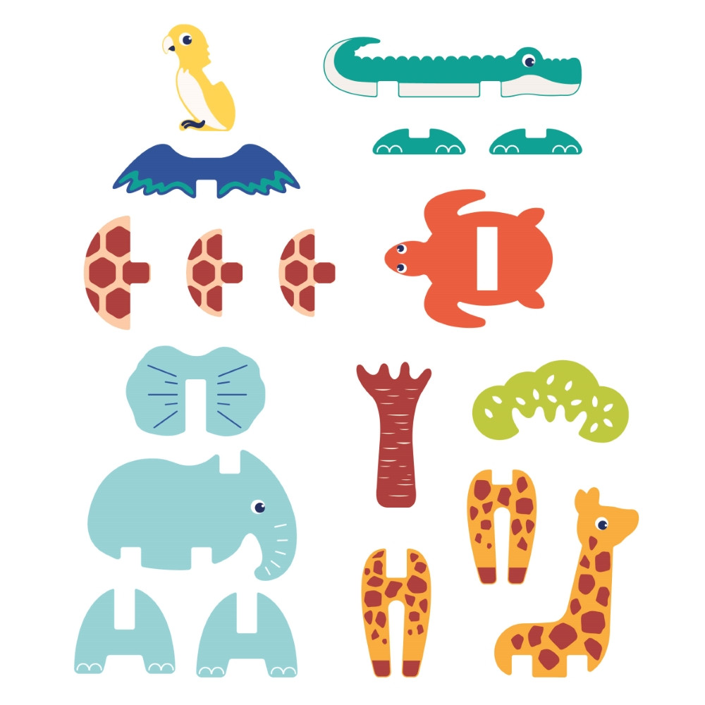 LUDI 3D dėlionė Safari