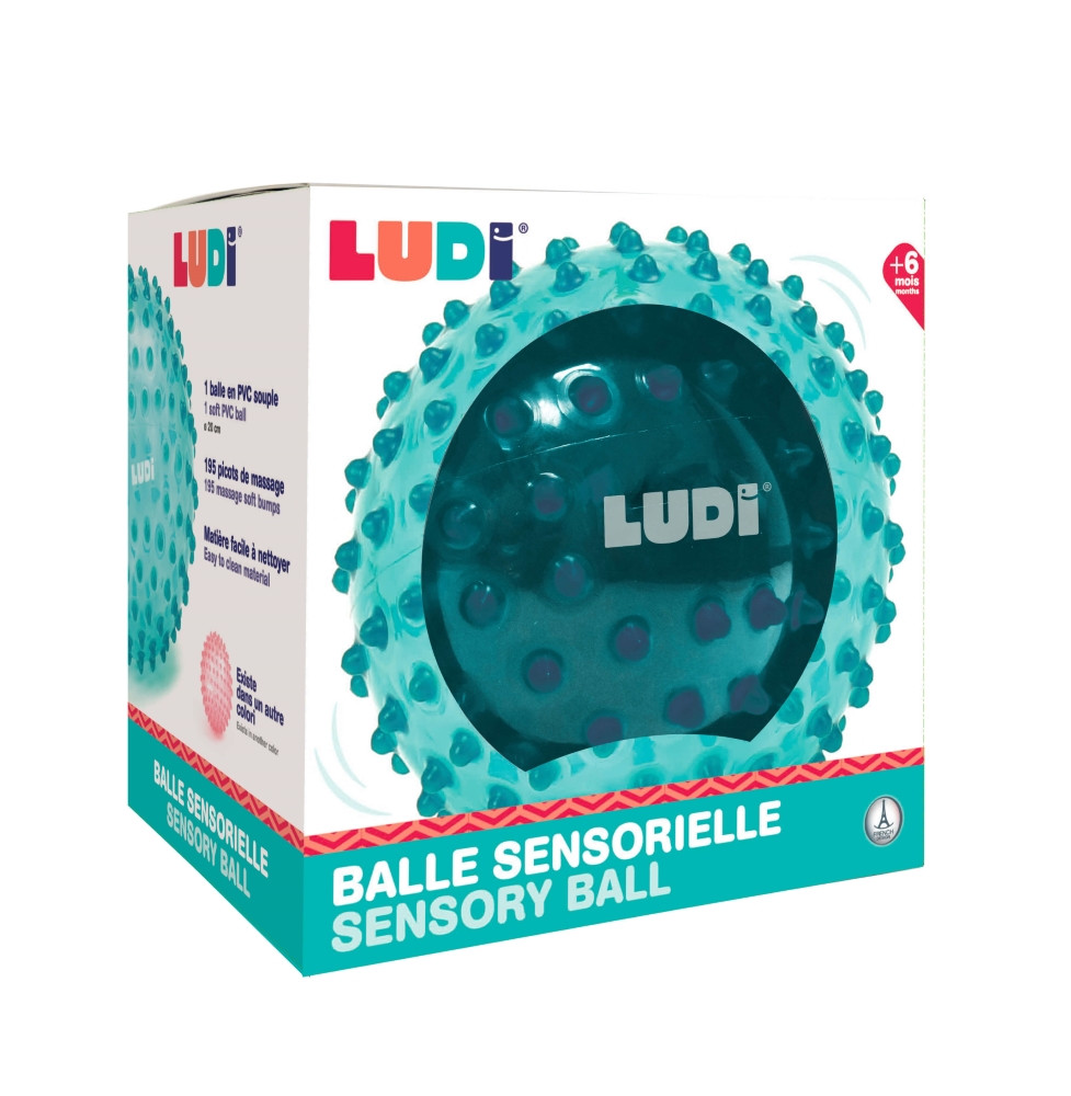 LUDI mankštos kamuolys žalias 20 cm