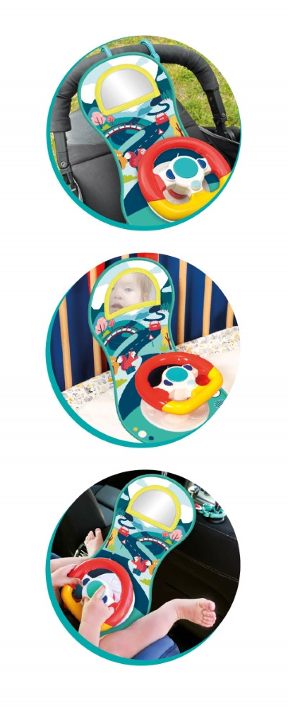 LUDI interaktyvus prikabinamas automobilio vairas