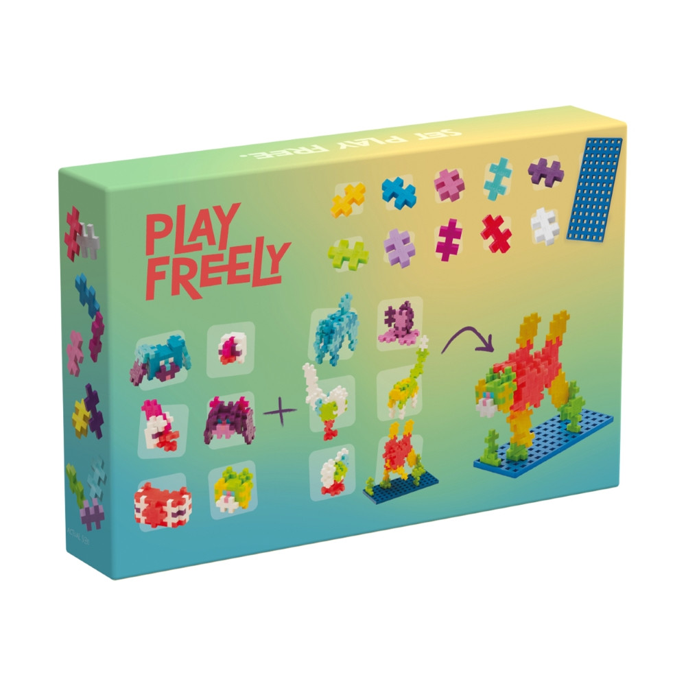 Plus Plus konstruktorius Mokausi statyti gyvūnėlius 275 det