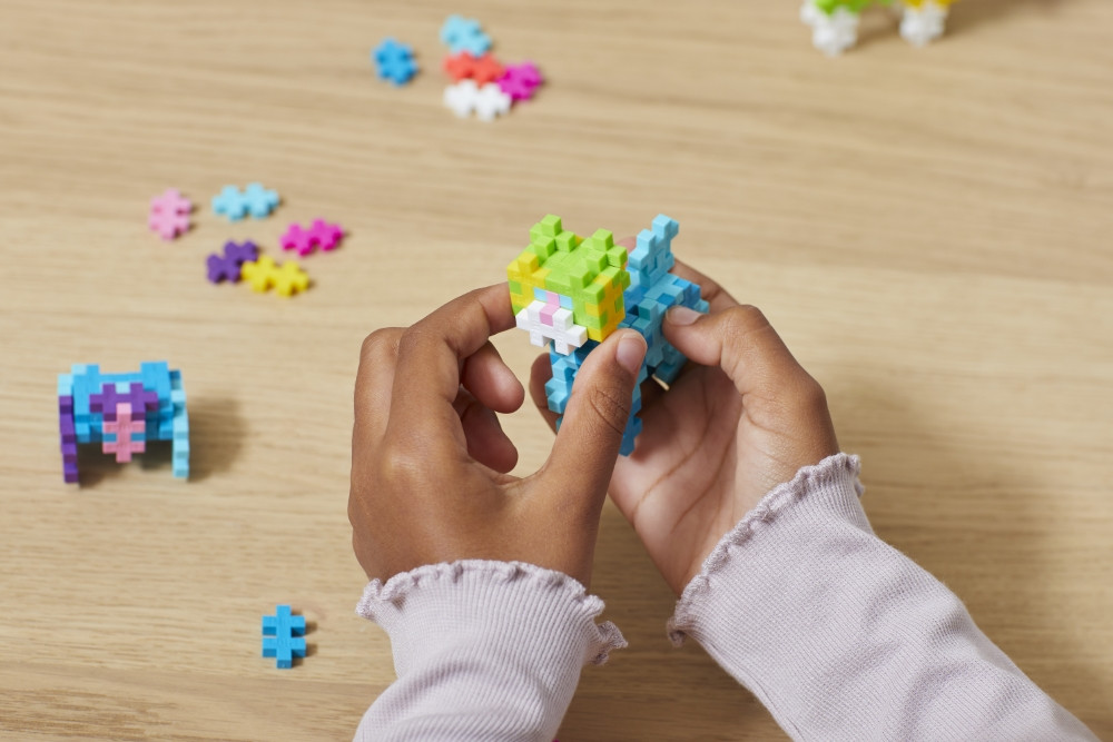 Plus Plus konstruktorius Mokausi statyti gyvūnėlius 275 det