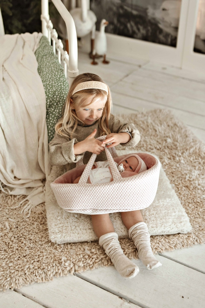 Arias lėlė su pašiltinta nešykle su garsu 40 cm