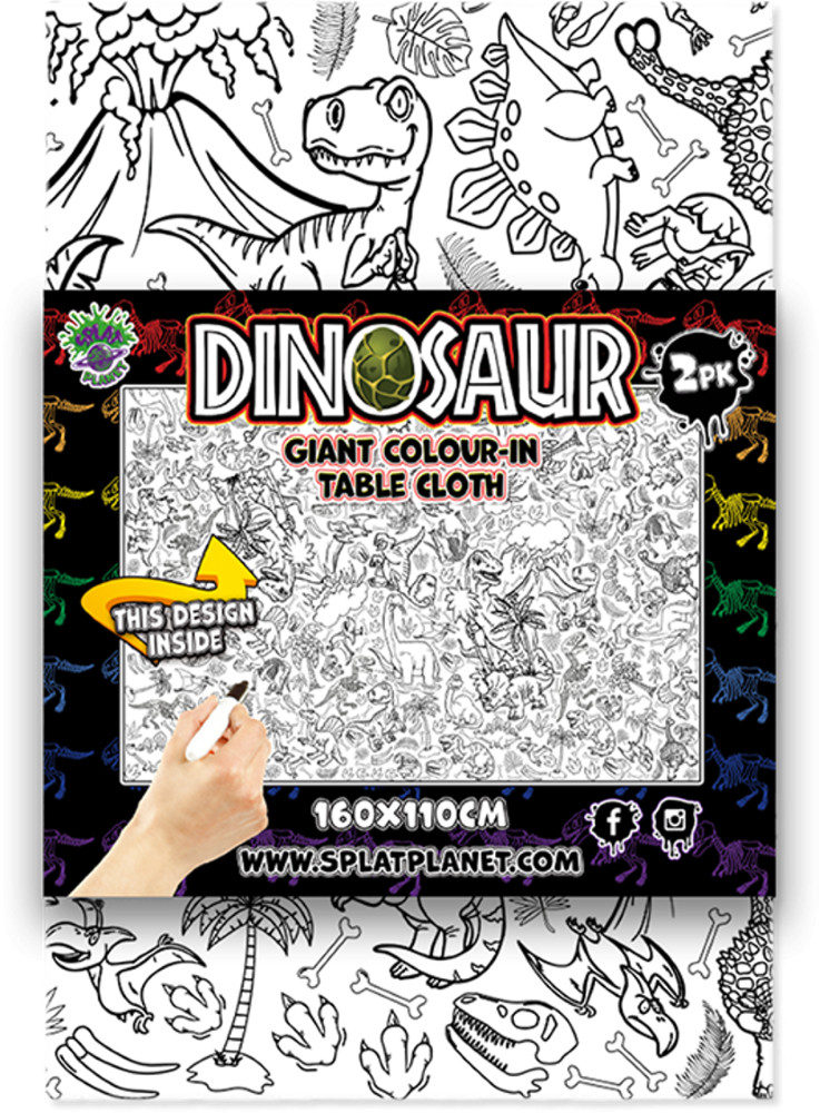 Splat Planet spalvinimo staltiesės Dinozauras 2 vnt