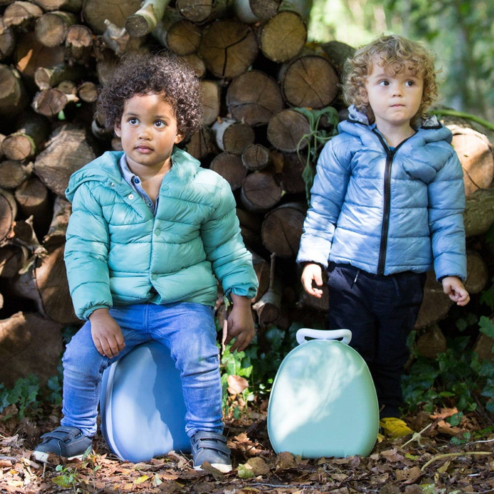 Mokomasis nešiojamas naktipuodis Mėlyna pastelė