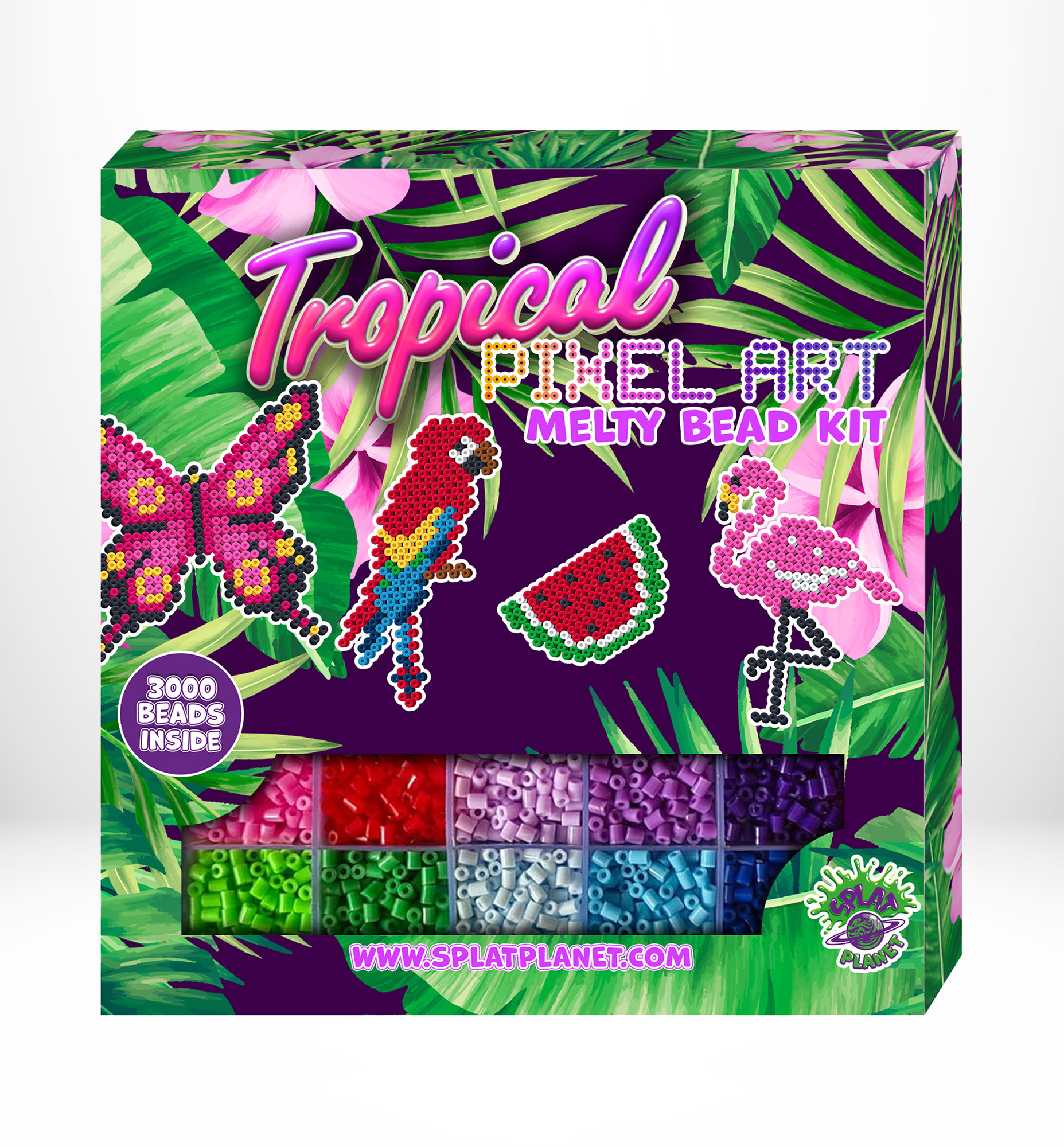 Splat Planet lyginimo karoliukai Tropikai