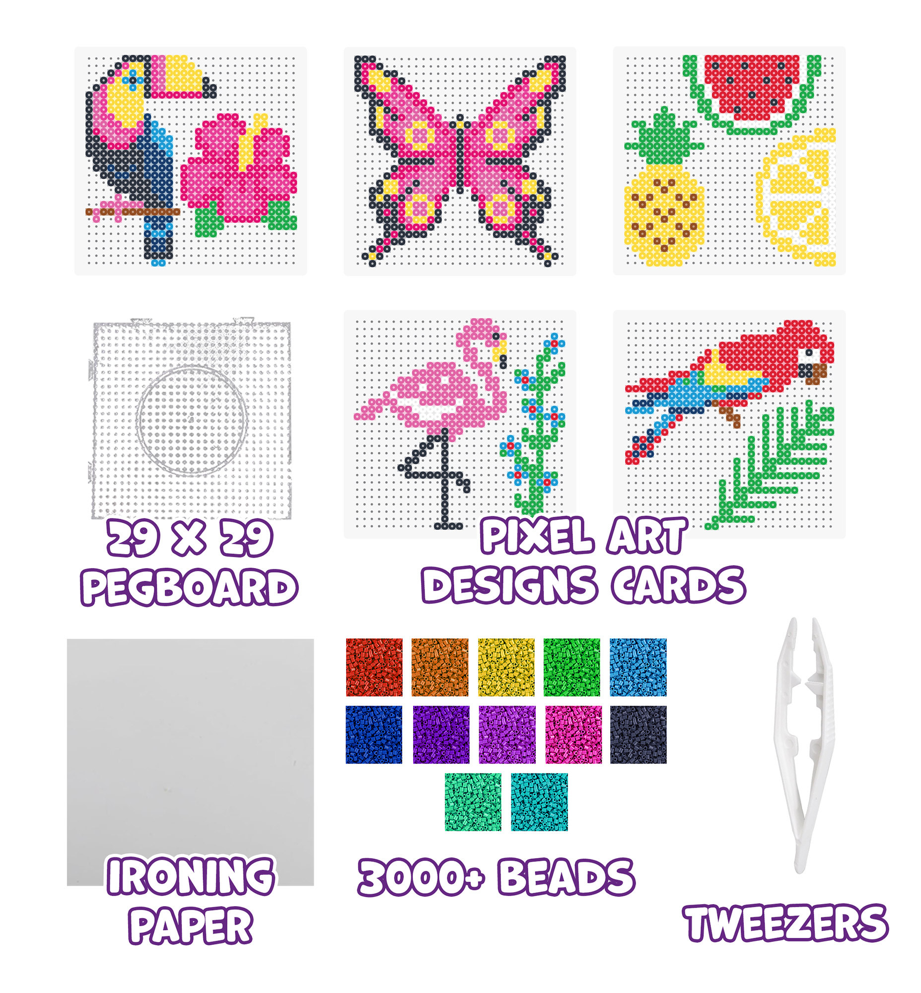 Splat Planet lyginimo karoliukai Tropikai