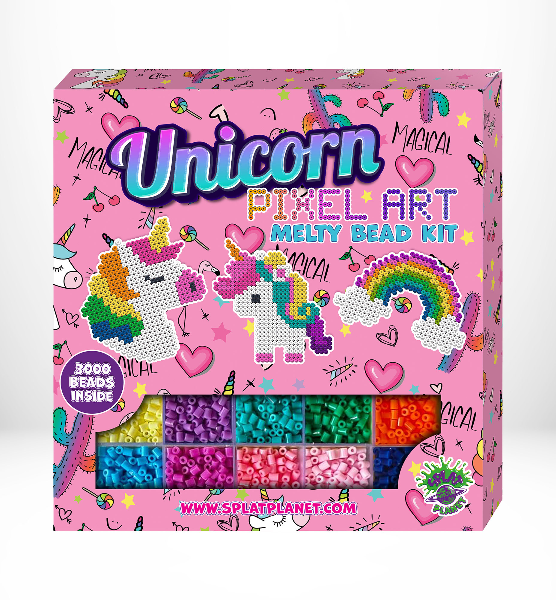 Splat Planet lyginimo karoliukai Vienaragis