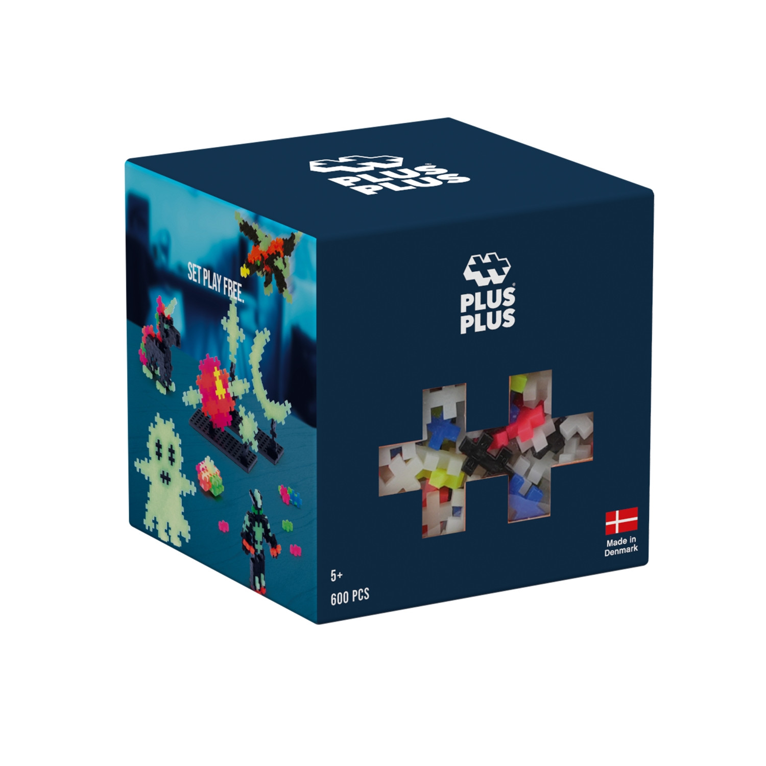 Plus Plus konstruktorius šviečia tamsoje 600 det