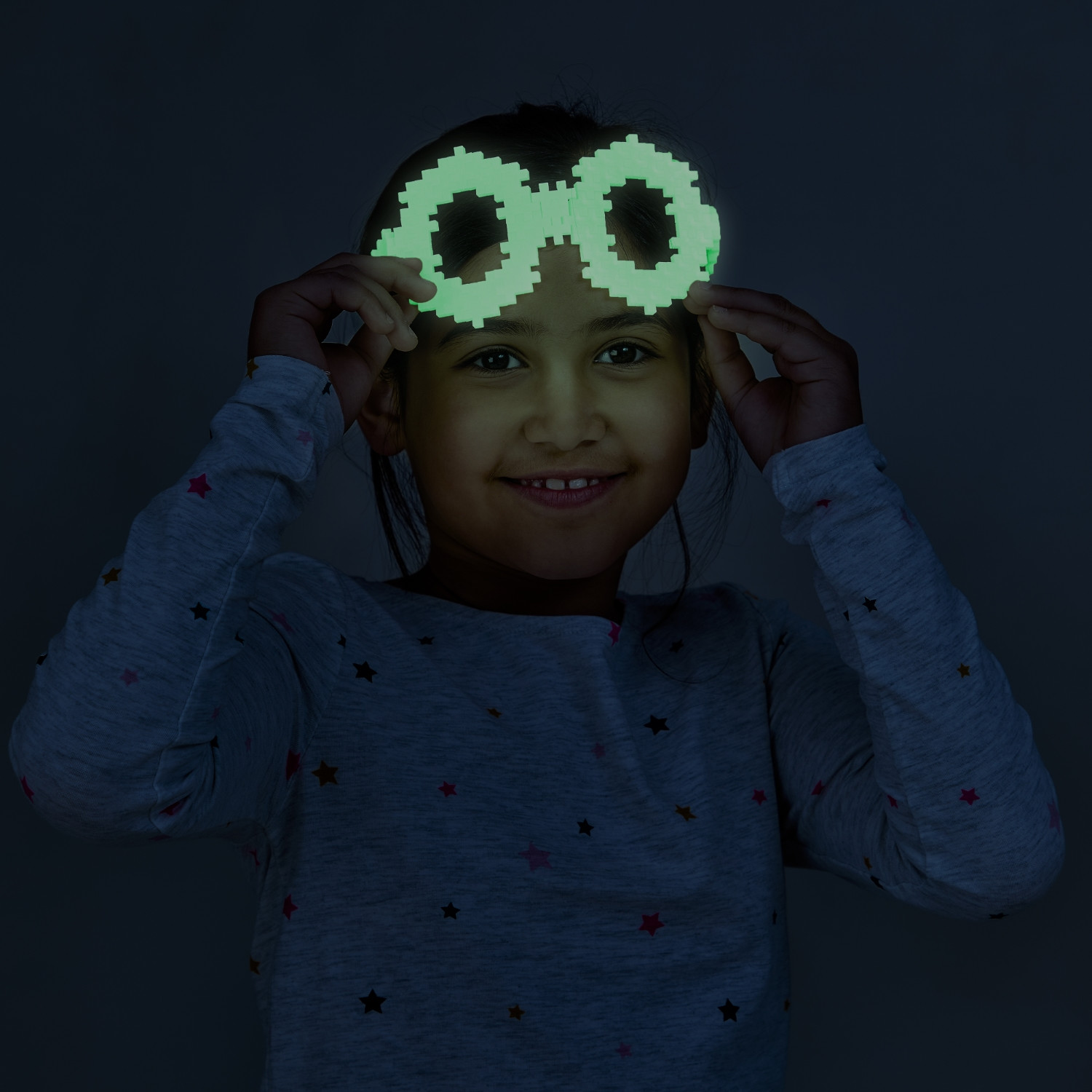 Plus Plus konstruktorius šviečia tamsoje 600 det