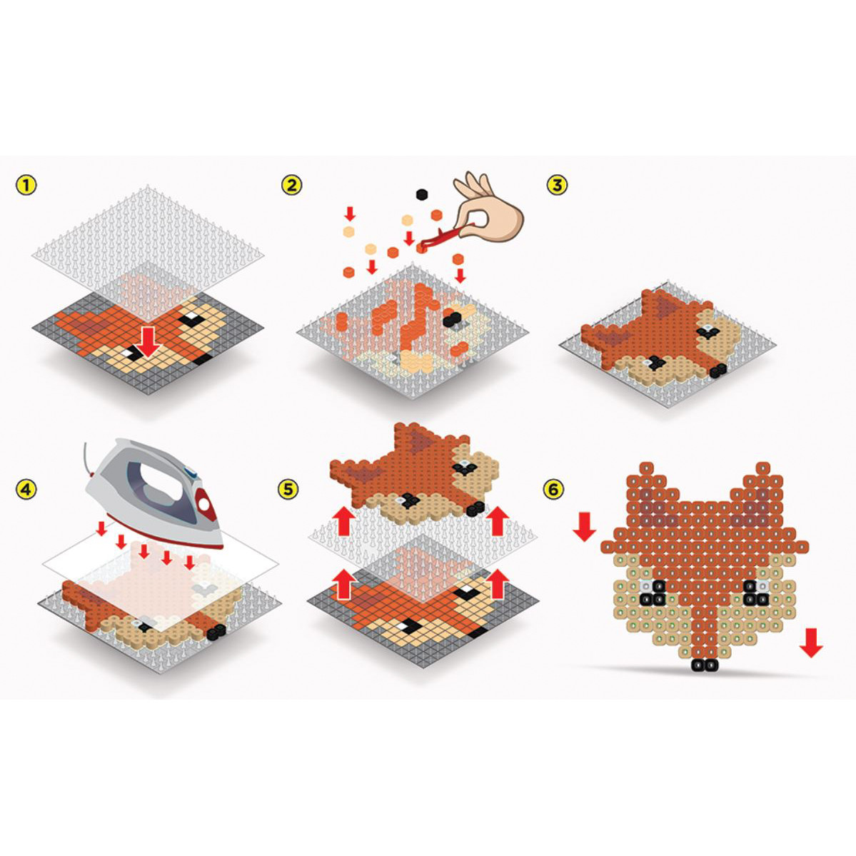 Red Castle lyginimo karoliukai Ūkio gyvūnai