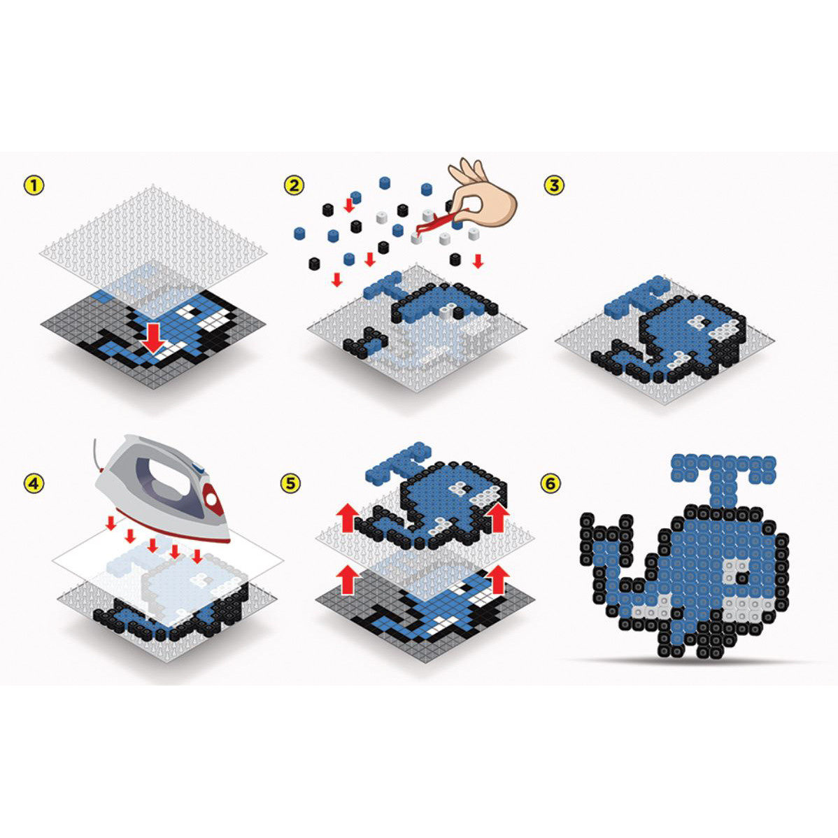 Red Castle lyginimo karoliukai Vandenynas