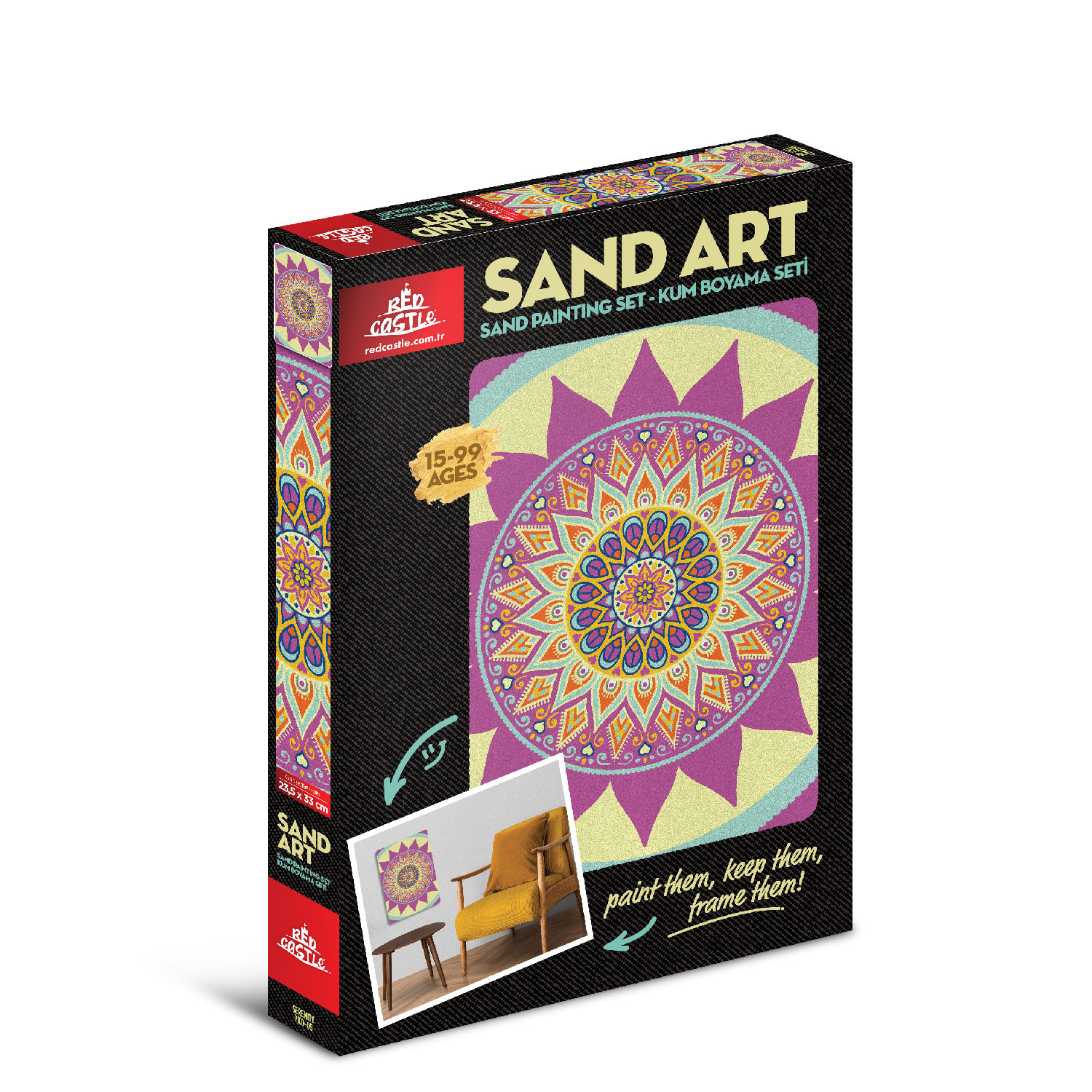 Red Castle smėlio rinkinys Mandala