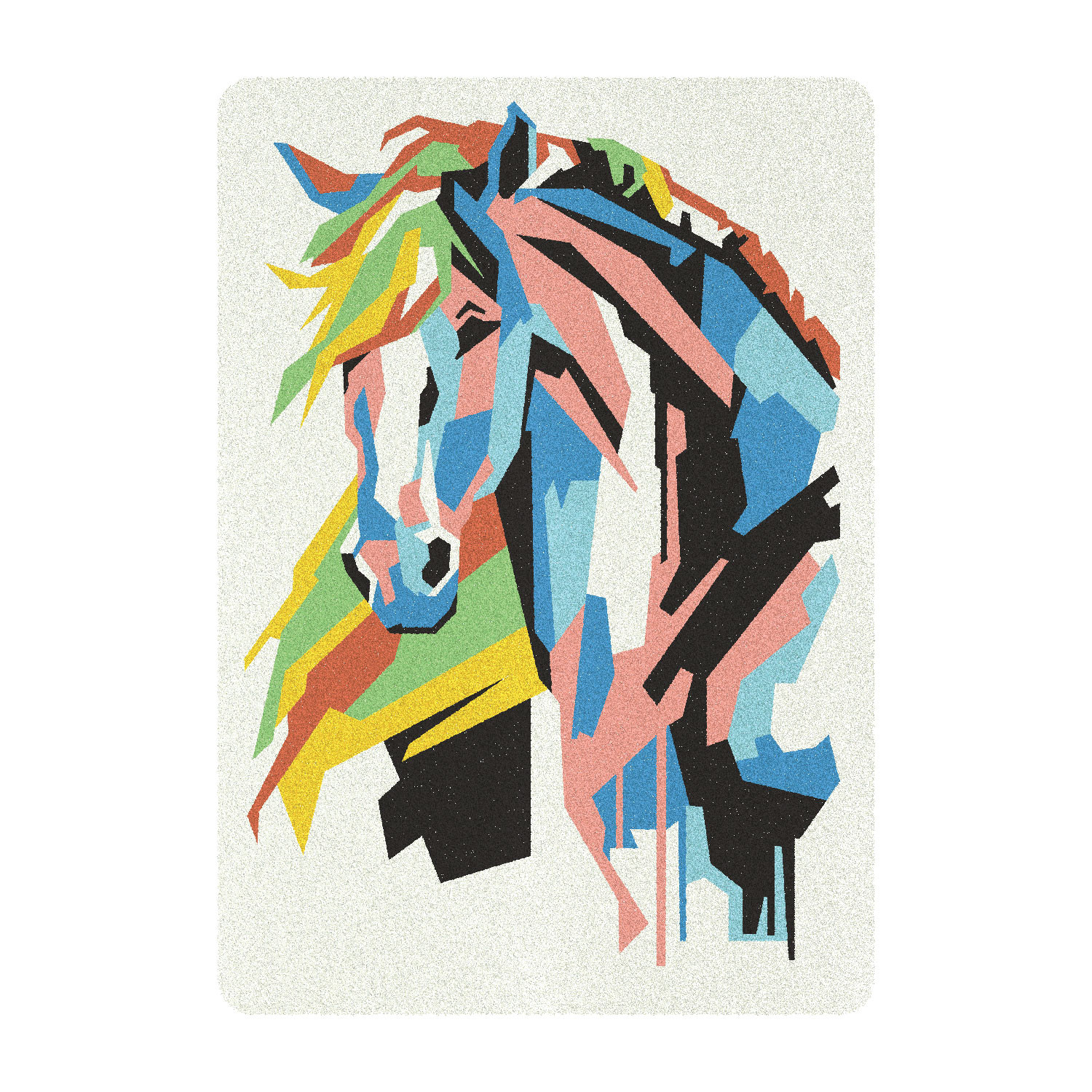 Red Castle smėlio rinkinys Žirgas