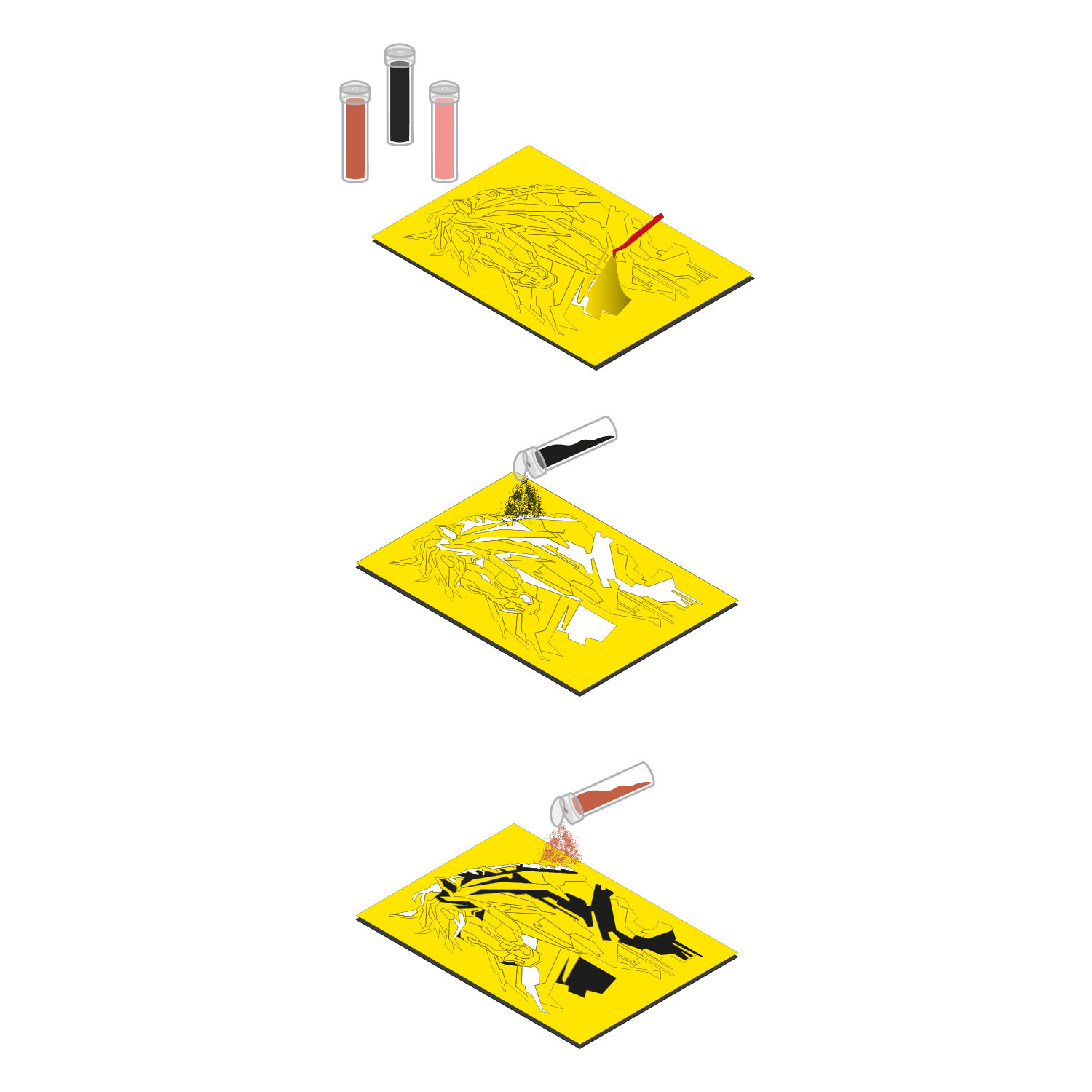 Red Castle smėlio rinkinys Žirgas