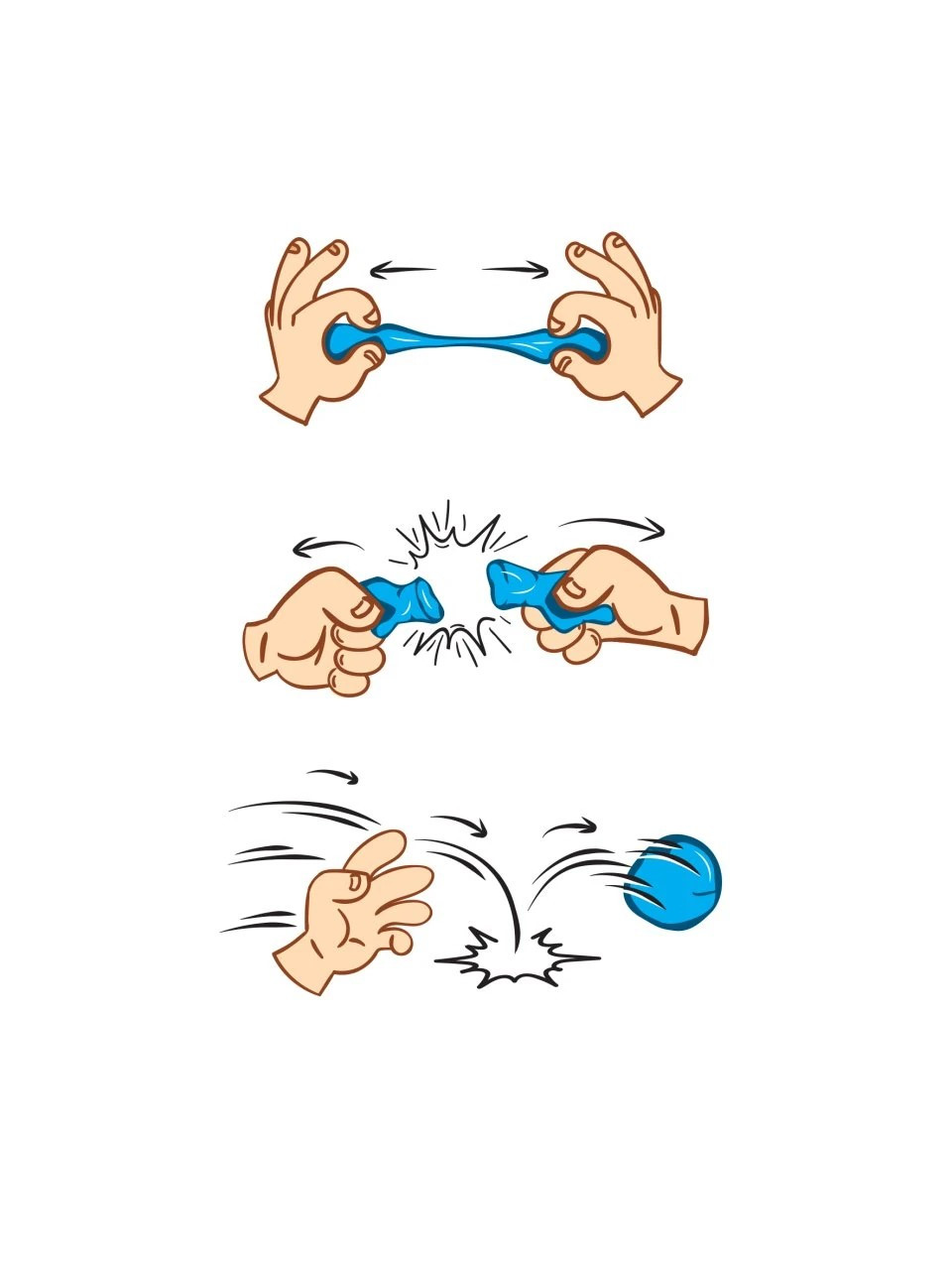 Red Castle šokinėjantis modelinas mėlynas 30 g