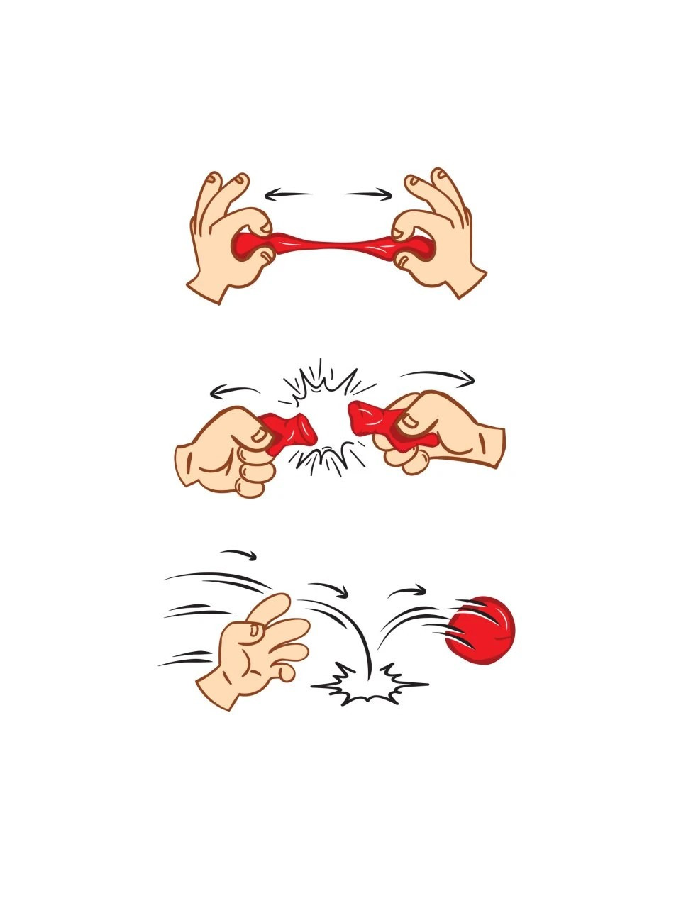 Red Castle šokinėjantis modelinas raudonas 30 g