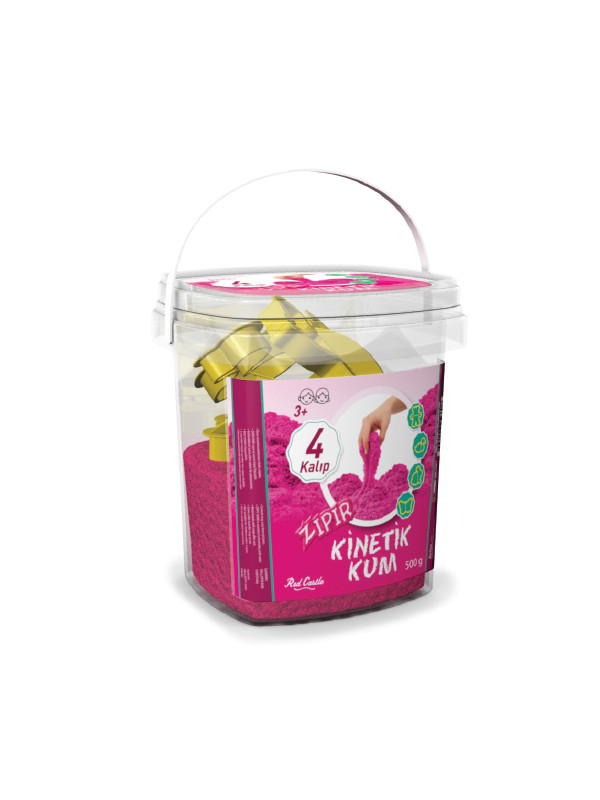 Red Castle kinetinis smėlis rožinis 500 g