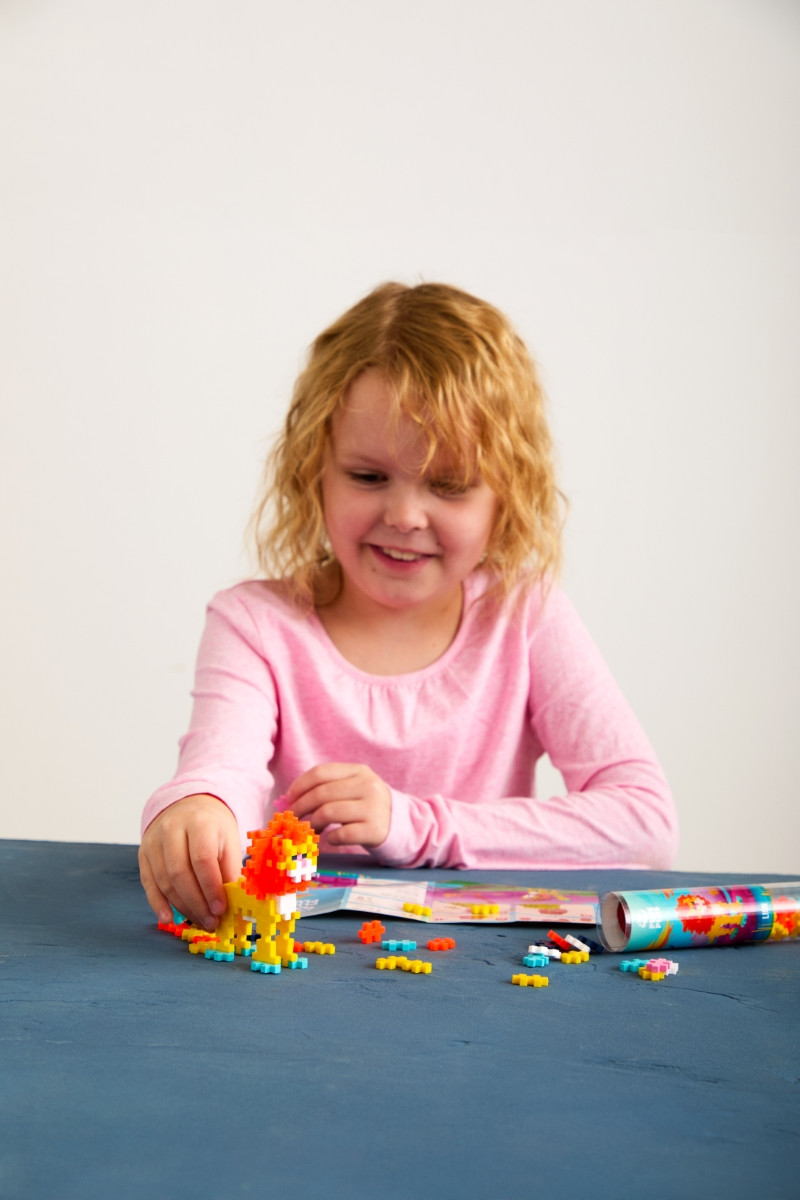 Plus Plus konstruktorius Spalvotas Liūtas 100 det