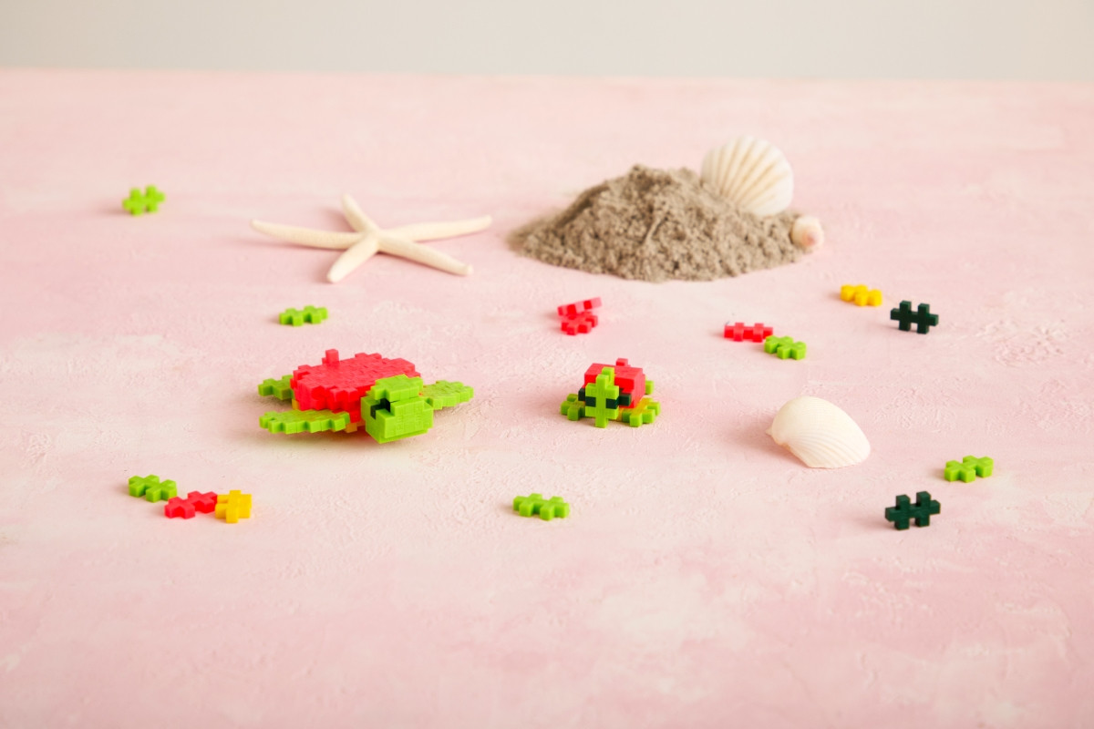 Plus Plus konstruktorius Spalvotas Jūrų Vėžlys 100 det