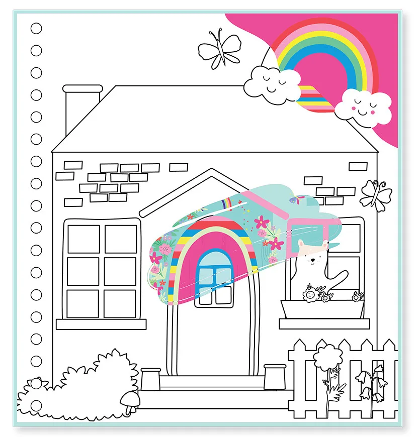 Magiškas žaidimo rinkinys Vaivorykštės fėja