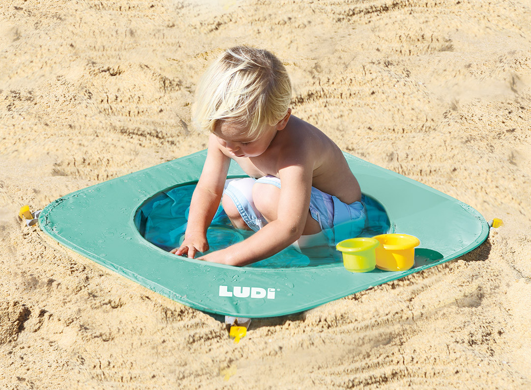 LUDI basienas išskleidžiamas žalias