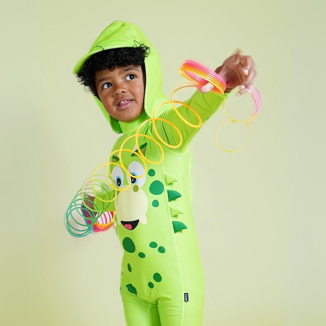 Maudymosi kostiumas Dinozauras 2-3 m