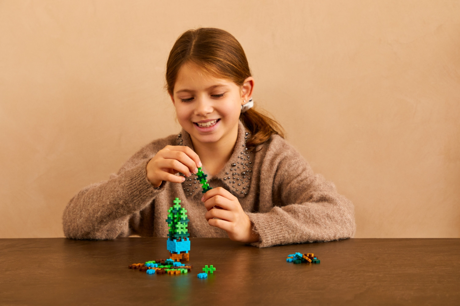 Plus Plus konstruktorius AUGALAI - trijuostė sansevjera