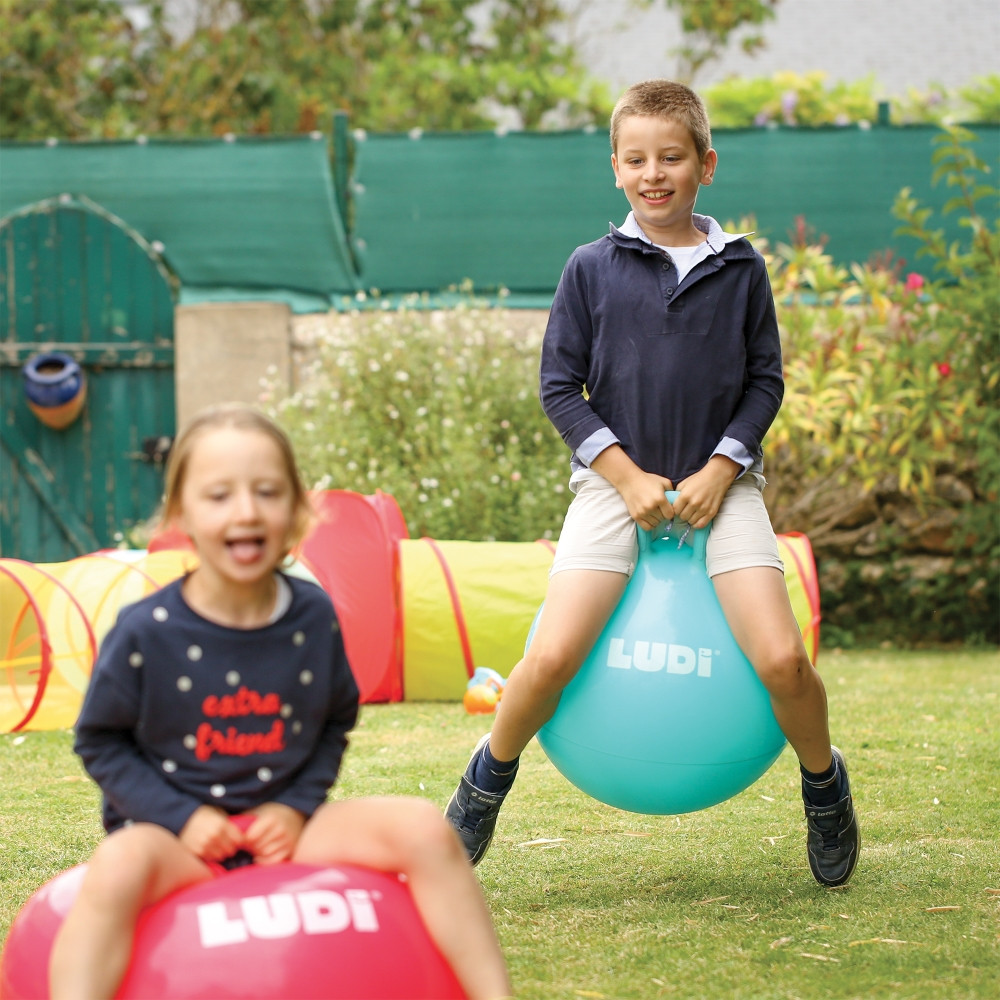 LUDI šokinėjimo kamuolys mėlynas 55 cm