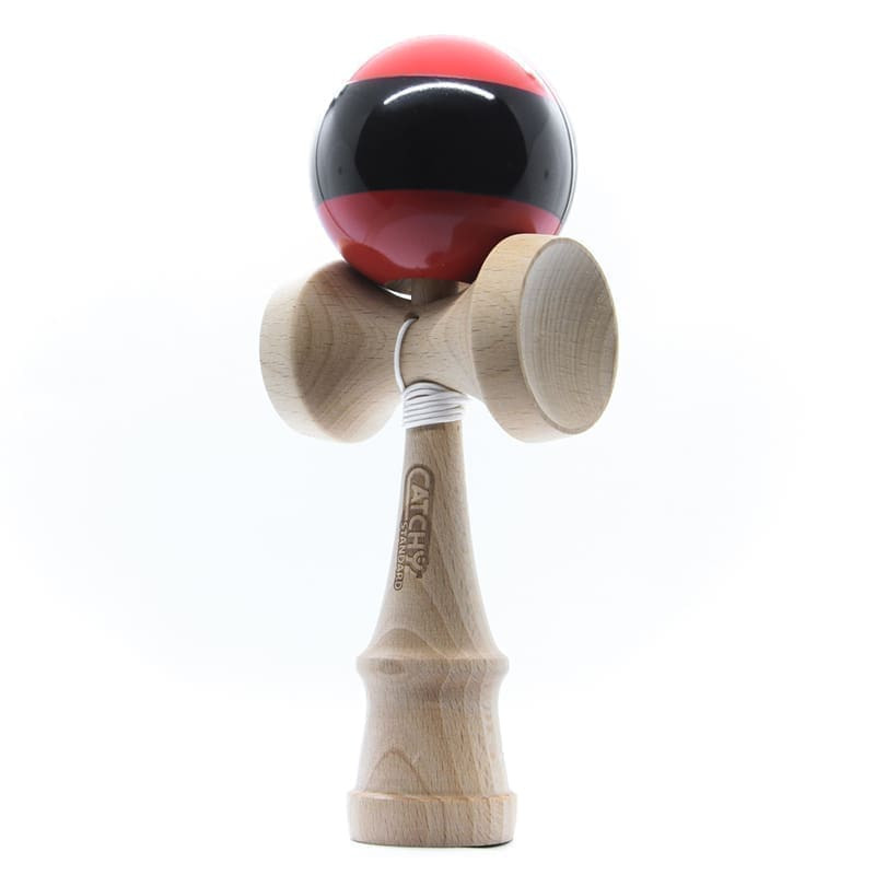 Klasikinis japoniškas žaidimas Kendama juoda/raudona YO51441