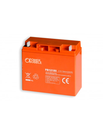 Akumuliatorius Power Bubble PB1218 (18Ah, 12V)