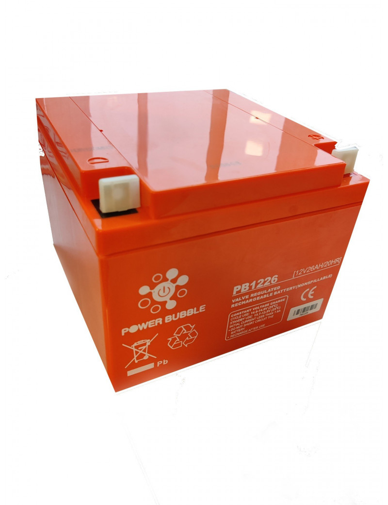 Akumuliatorius Power Bubble PB1226 (26Ah, 12V)