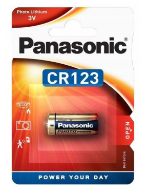 Baterija Panasonic Lithium CR123 (1 vnt.)