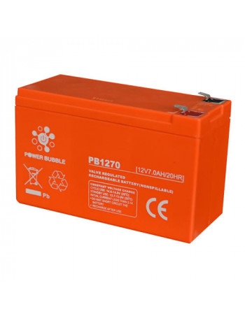 Akumuliatorius Power Bubble Premium PBP1207 (7Ah, 12V)