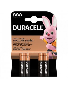 Baterija Duracell Alkaline LR03/AAA (4 vnt.)