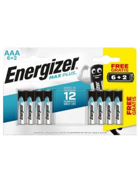 Baterija Energizer Max Plus LR03 AAA 6+2 (8 vnt.)