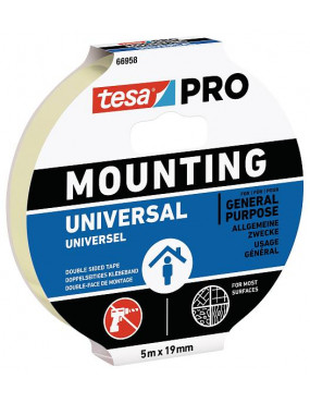 Lipni dvipusÄ juosta vidaus darbams TESA PRO 5m x 19mm TESA 66958-00007-00