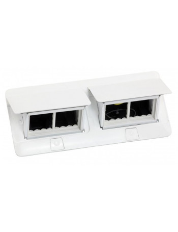 Ä®leidÅ¾iama modulinÄ dÄÅ¾utÄ 2x4 mod. Legrand 654004 (metalinÄ, balta)