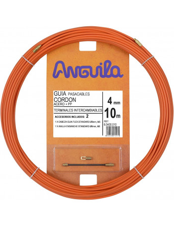 Kabelio pratraukÄjas (10m, 4mm, oranÅ¾inis, plieninis)