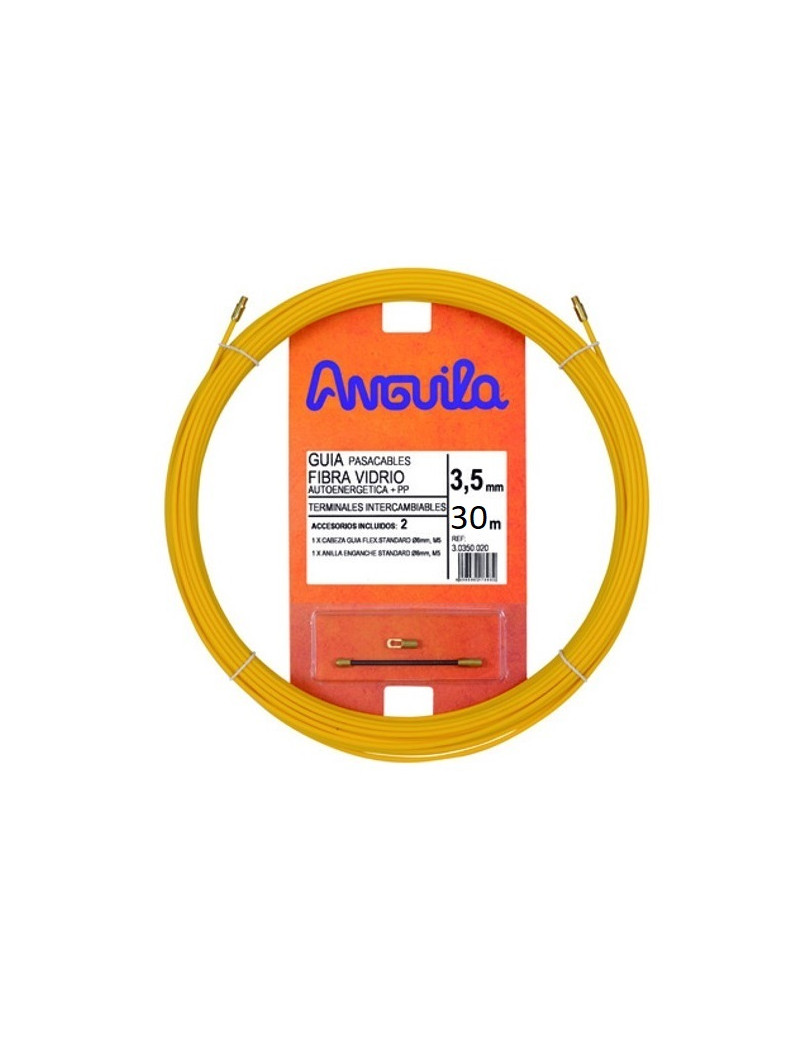 Kabelio pratraukÄjas (30m, 3.5mm, geltonas, stiklo audinys)