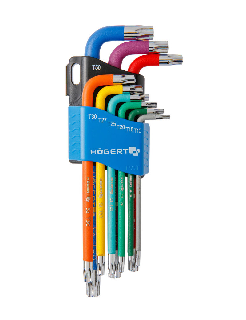 Torx raktÅ³ rinkinys Hogert HT1W817 (9 vnt)
