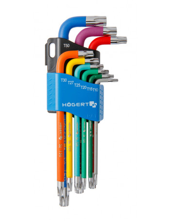 Torx raktÅ³ rinkinys Hogert HT1W817 (9 vnt)